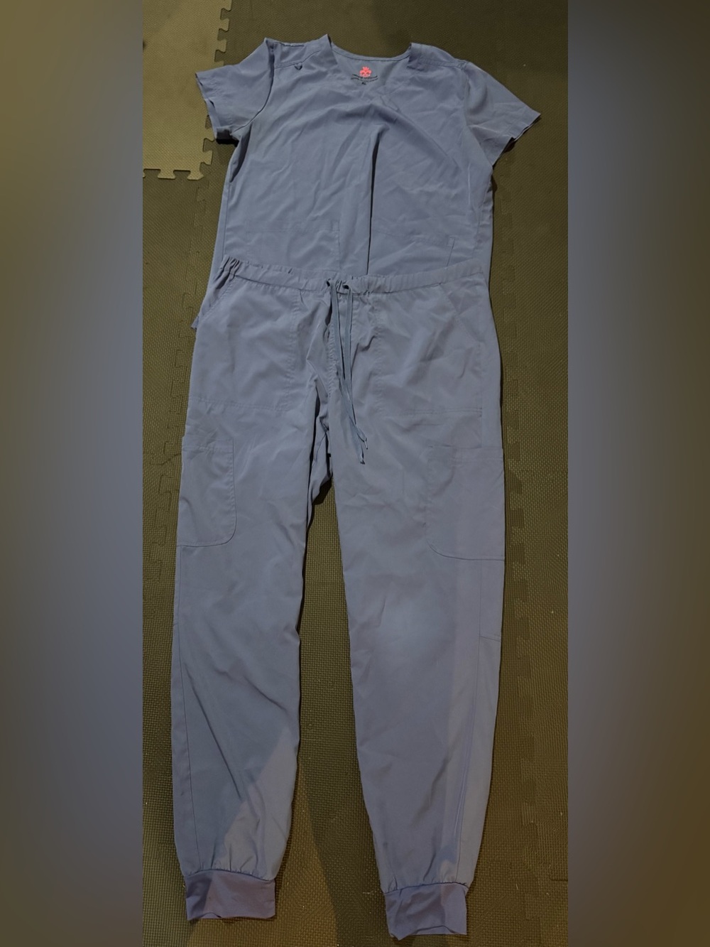 Light Blue Scrub Pants Set  XL- Solid Color